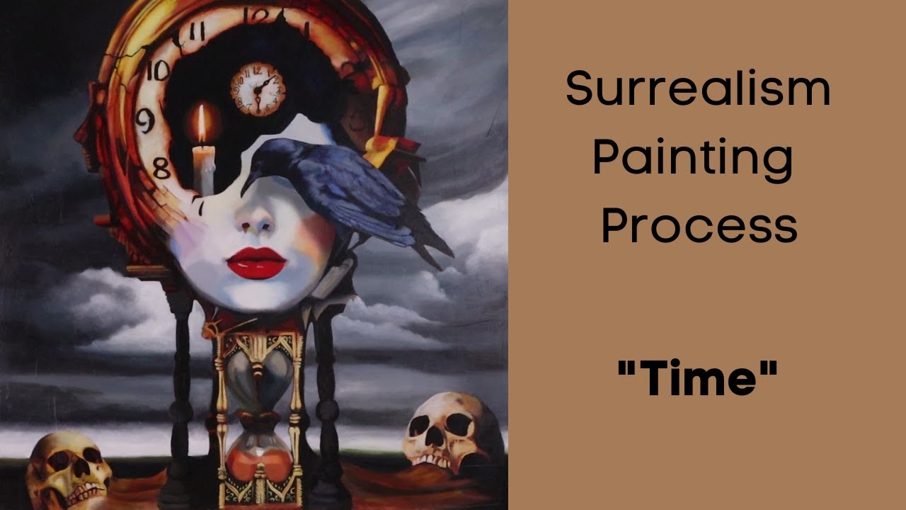 Surrealism Painting//The Concept of Time