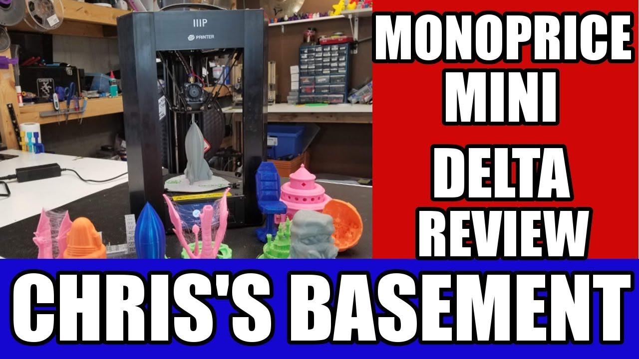 Monoprice Mini Delta 3D Printer - Review - Chris's Basement