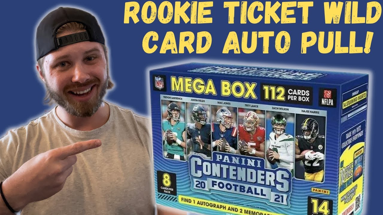ROOKIE TICKET WILD CARD AUTO PULL! / 2021 Contenders Football Mega Box