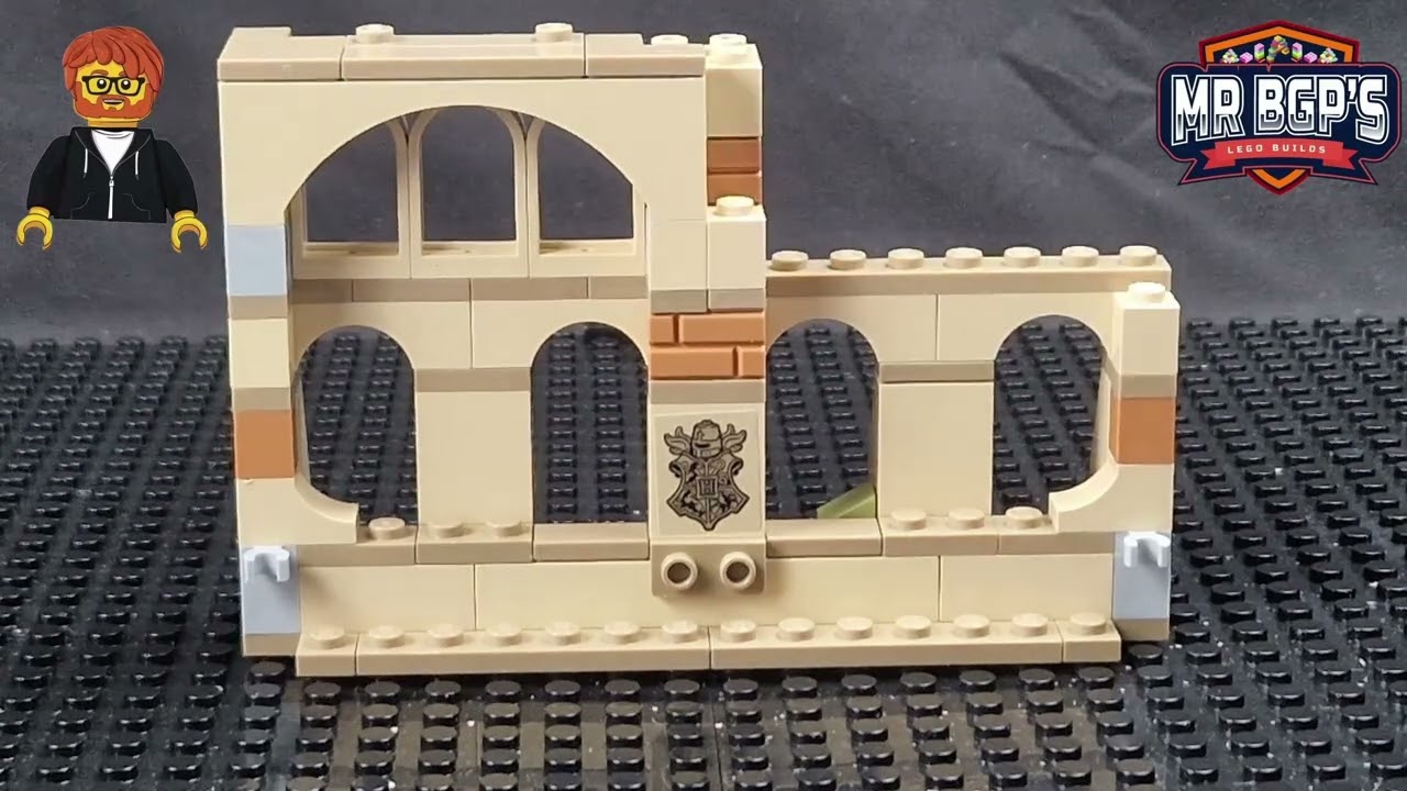 Lego Harry Potter Battle For Hogwarts Kit Full Build #stopmotionanimation #lego #legoharrypotter