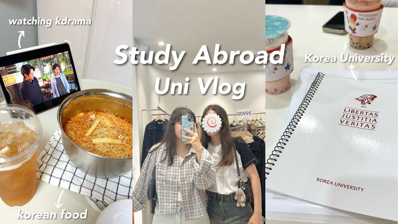 study abroad 🖇️ Korea university, gyeongbokgung palace ⛩️, cafe hopping 🍵, kdrama and more ep.3