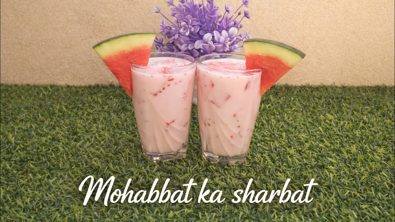 Mohabbat ka Sharbat | Ramzan Special Drink quick and easy recipe #recipe#Cookwithsaniya#explorepage 