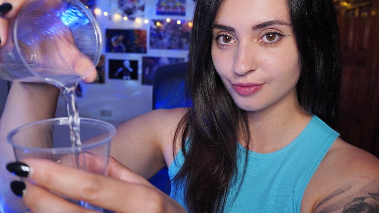 ASMR sonidos con agua 💧 Lluvia y susurros para dormir