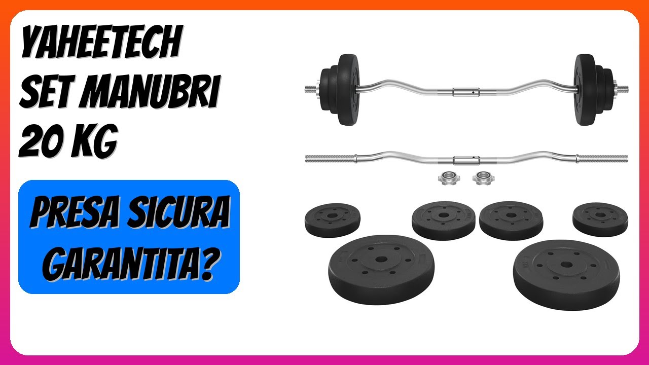 RECENSIONE (2026) : Yaheetech Set Manubri 20 kg. DETTAGLI