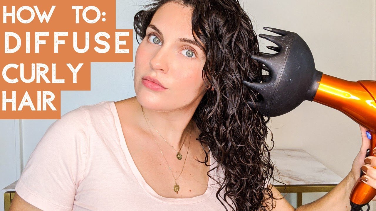 HOW TO DIFFUSE CURLY HAIR