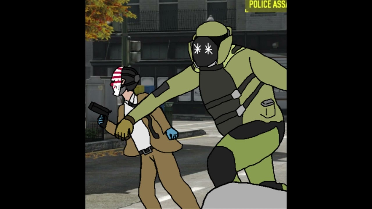 Dozer from payday 2 sings just the two of us