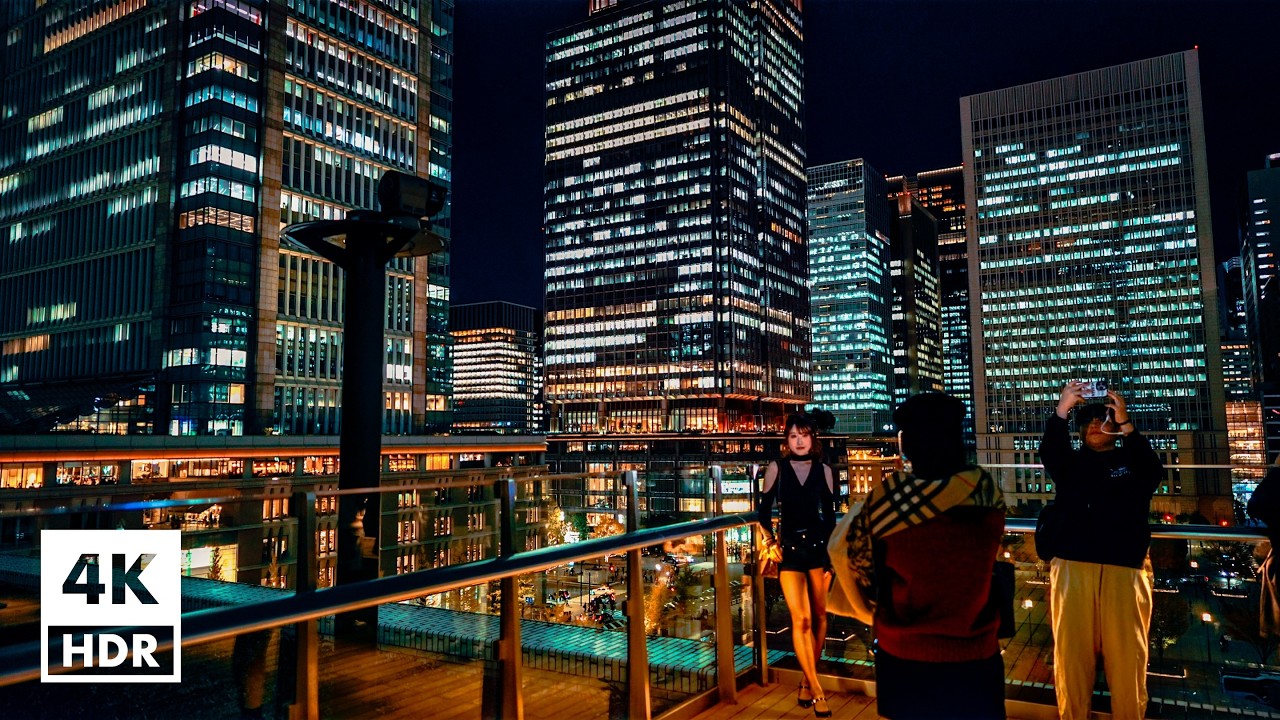 Tokyo Station Marunouchi Square | 4K HDR with Japanese ambience【11/29/2024】