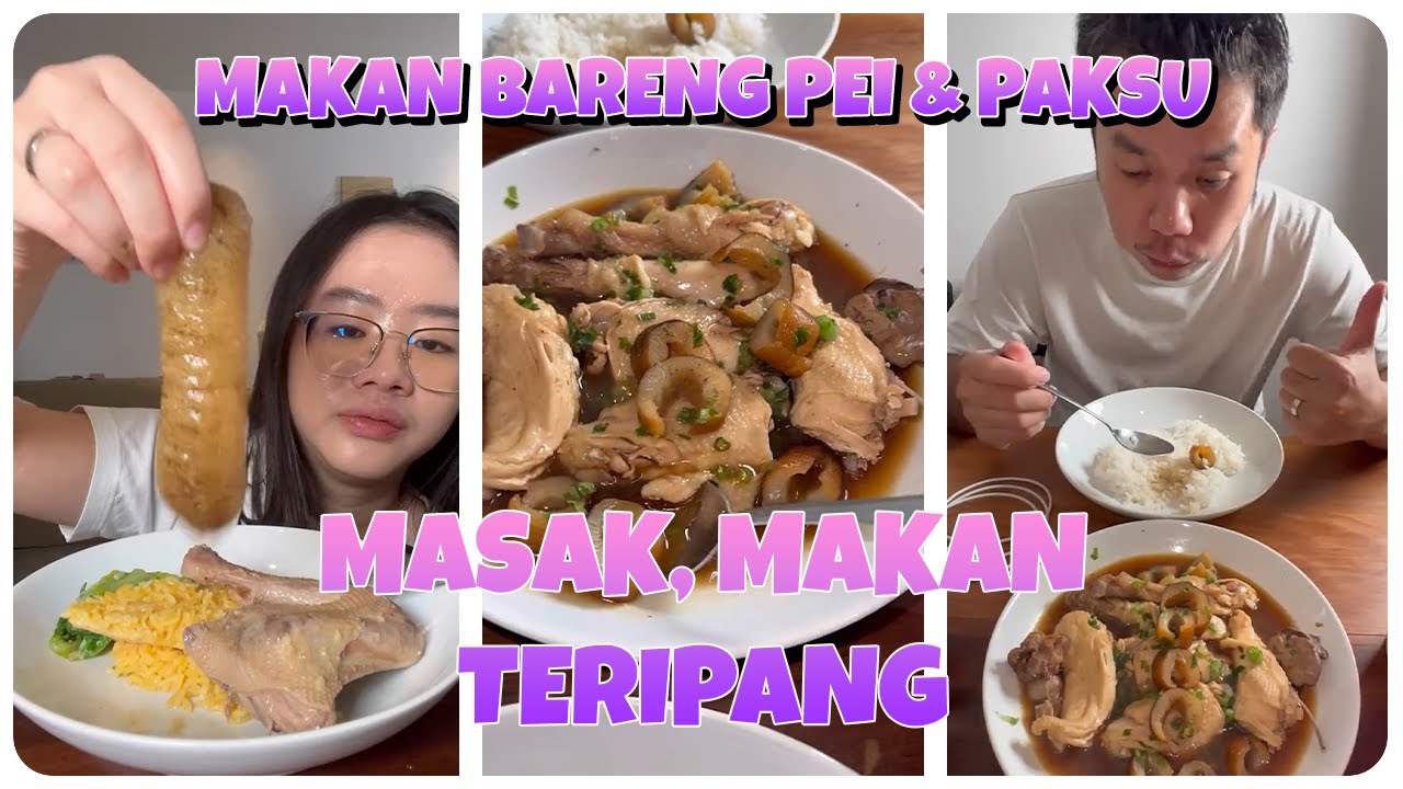KOMPILASI VIDEO - YEK PEI PEI MASAK MAKAN TERIPANG!