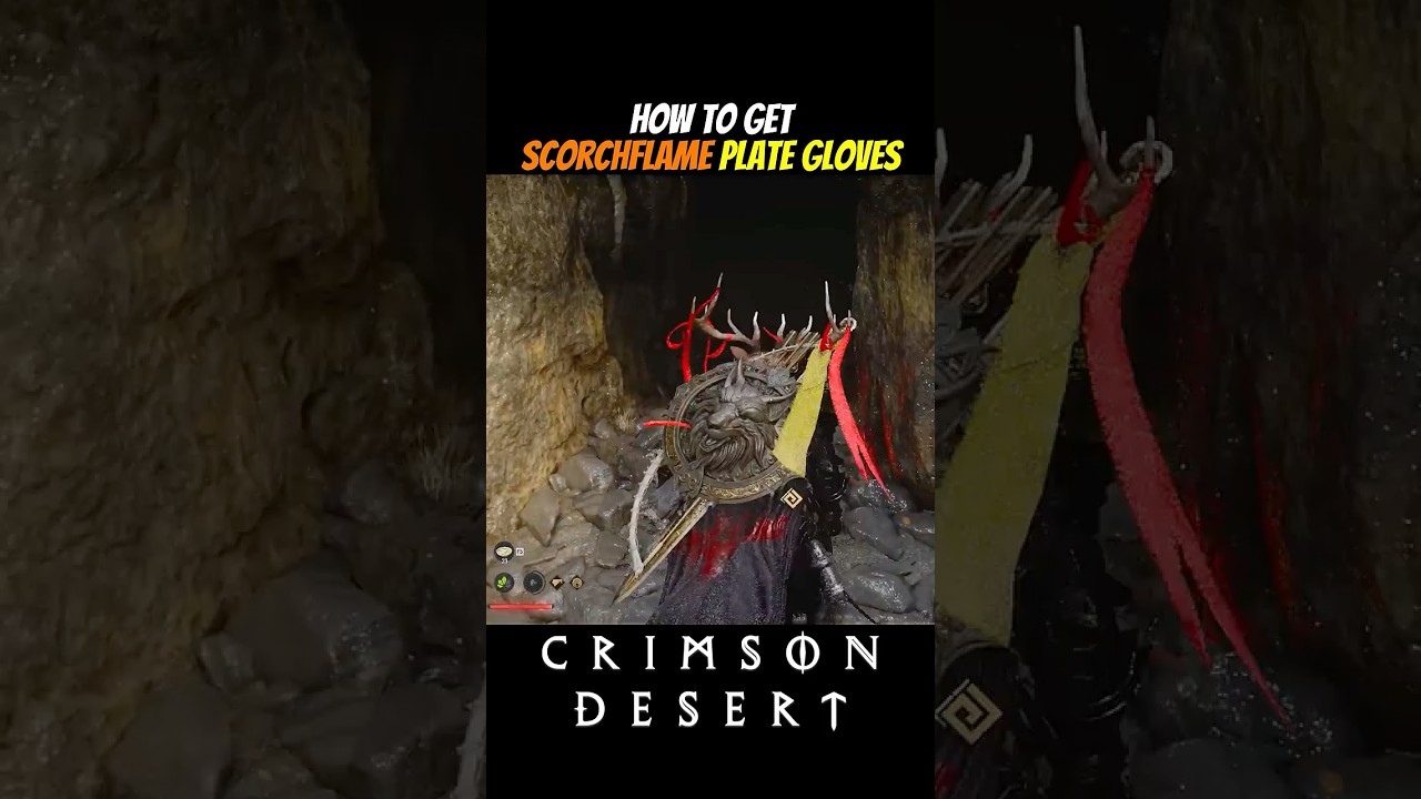 Scorchflame Plate Gloves | Crimson Desert