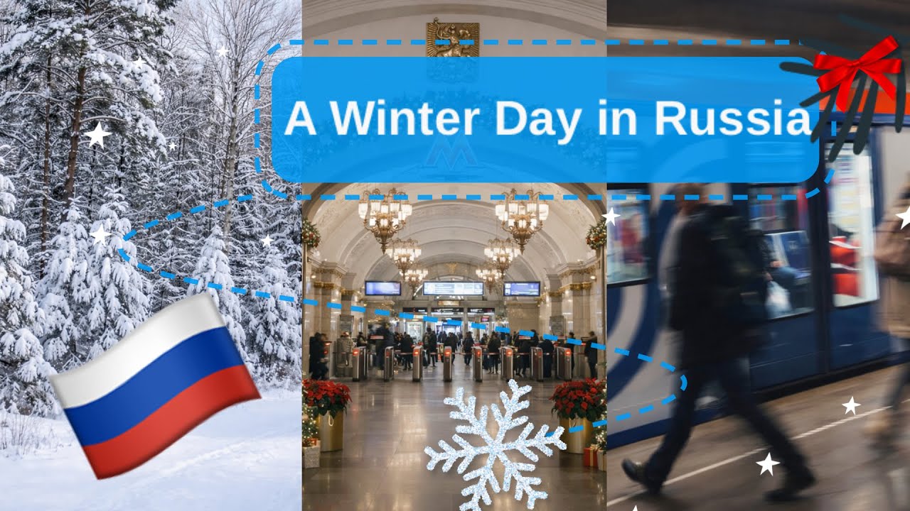 🇷🇺눈 내리는 러시아, 아들을 만나러 가는 긴 하루🥰 | 겨울 일상 브이로그 ❄️