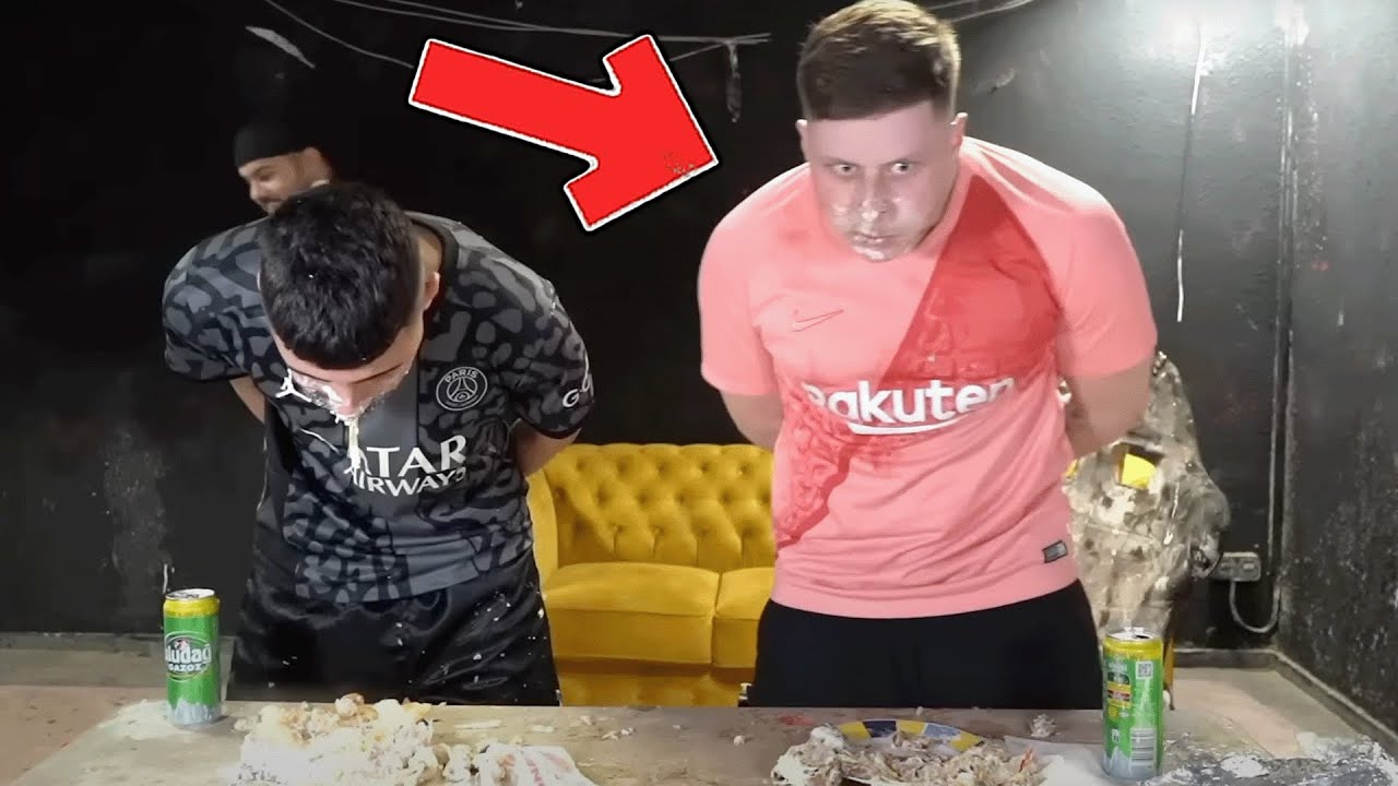 Jordan & Semih D&Ouml;NER WETTESSEN ohne H&Auml;NDE (doofe Idee)