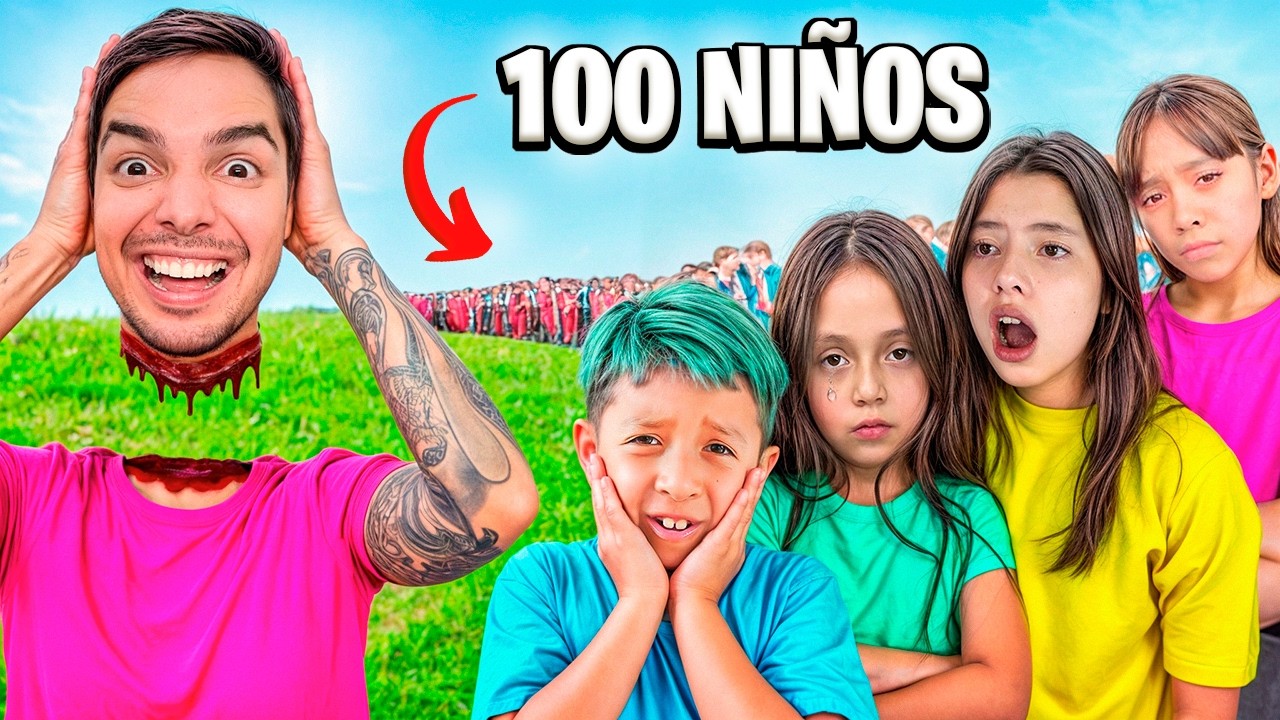 100 BROMAS EXTREMAS vs 100 NIÑOS YOUTUBERS !!