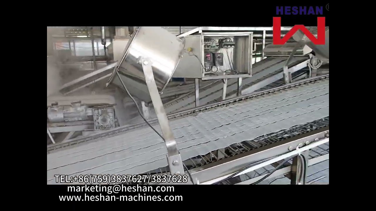 Slitting-type fresh rice noodle (rice vermicelli) production line