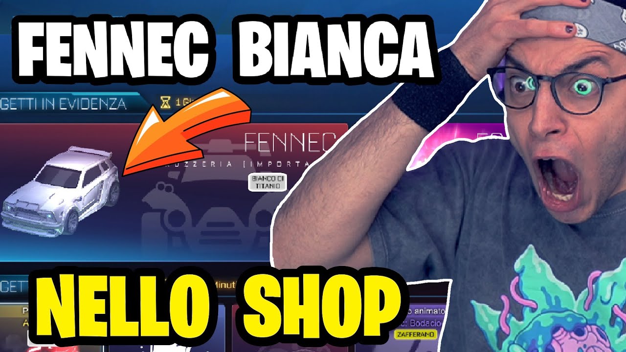 REAGISCO alla FENNEC BIANCO TITANIO nello SHOP di ROCKET LEAGUE *assurdo*