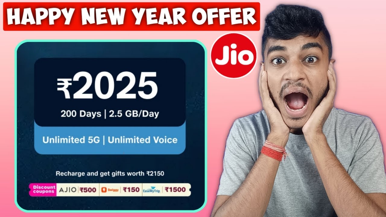 Jio Happy New Year 2025 Offer Unlimited 5G Plan
