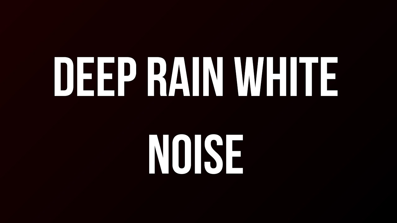 Deep Rain Sleep 🌙 Total Relaxation & Deep Rest
