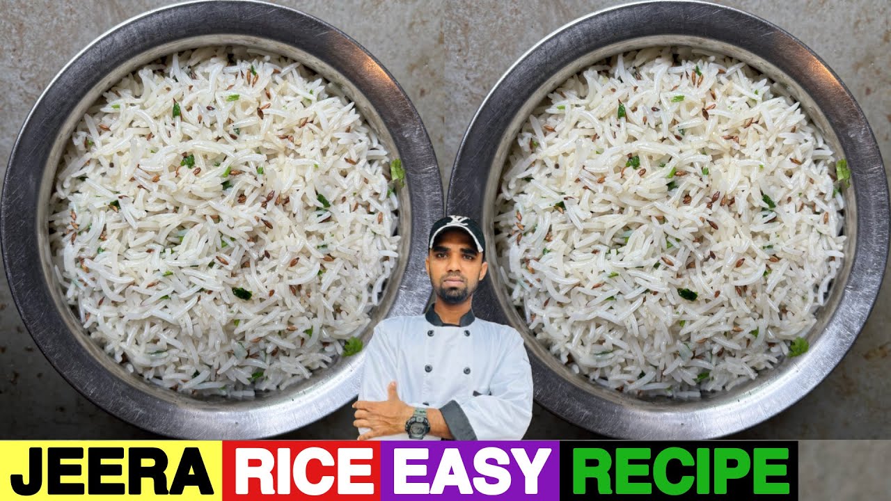 जीरा राइस बनाने का बिल्कुल असान तरीका | Jeera Rice Kaise Banate Hai | Jeera Rice Recipe | Azam chef 