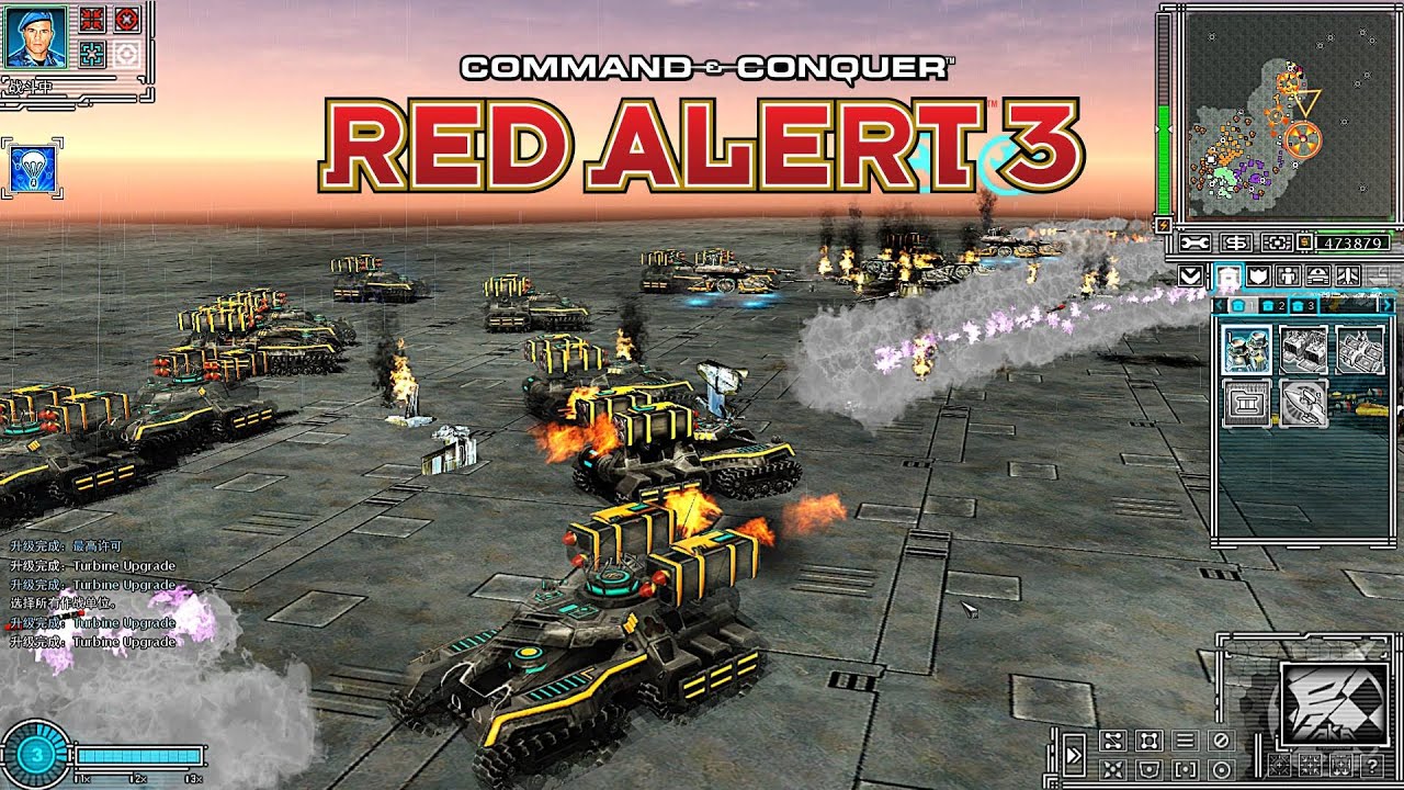 Red Alert 3 Armor Rush MOD Allies NEMESIS Геймплей | Пришлось использовать супероружие, чтобы ПОБ...