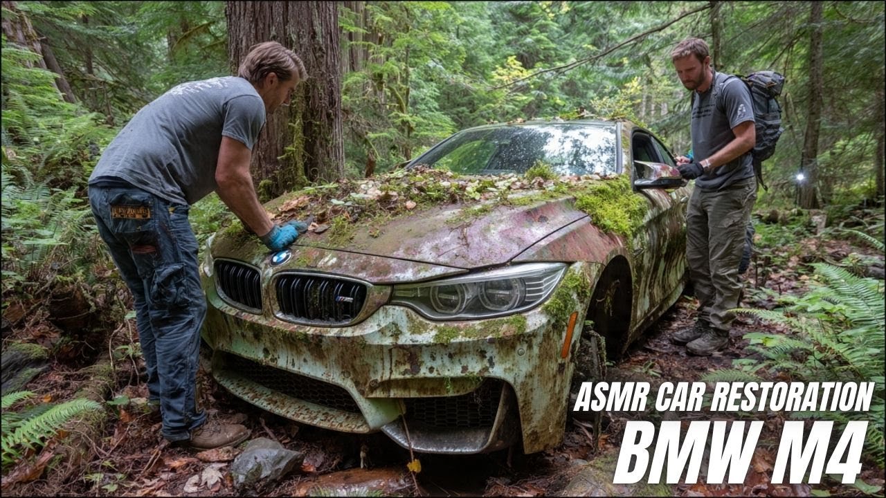 ASMR Sport Car Restoration! Full Rebuild of a Rusted BMW M4 Coupe from Total Disrepair to Like New