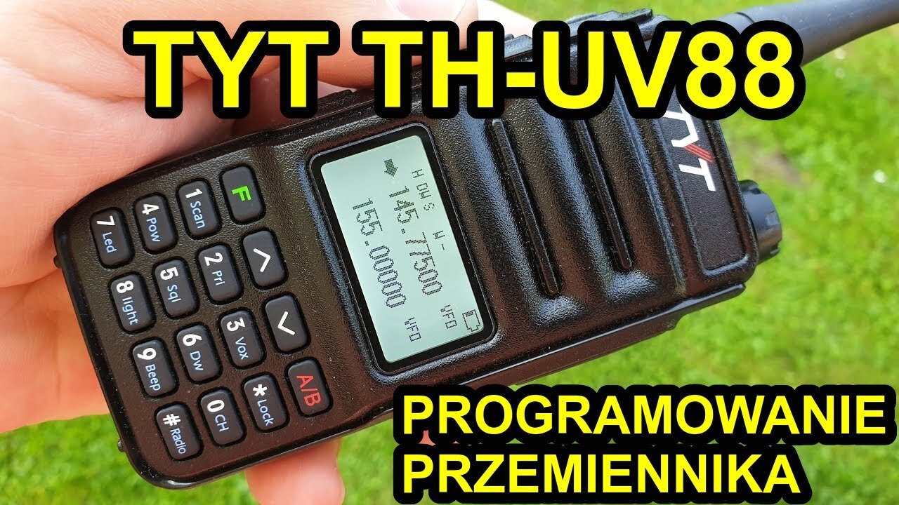 Programowanie przemiennika TYT TH-UV88 UV-98