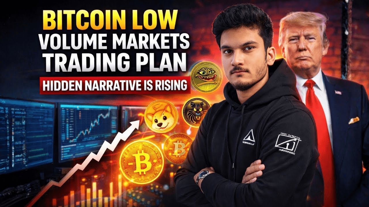 THIS HIDDEN CRYPTO NARRATIVE IS RISING - BITCOIN LOW VOLUME MARKETS TRADE PLAN