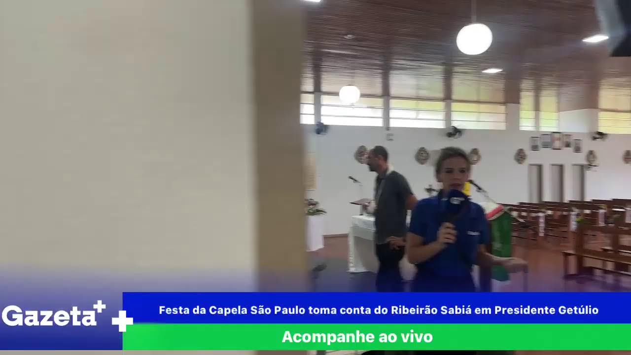 Festa da Capela São Paulo toma conta do Ribeirão Sabiá em Presidente Getúlio