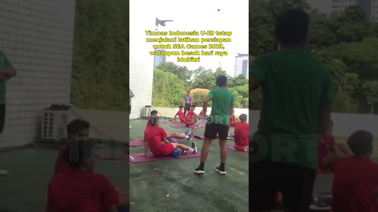 H-1 Lebaran, Timnas Indonesia U-23 tetap latihan untuk SEA Games 2023