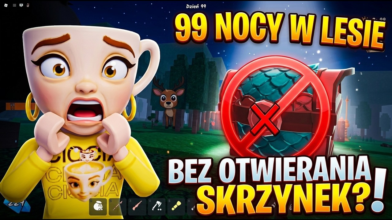 99 NOCY W LESIE ale BEZ SKRZYNEK - Czy sie uda? ROBLOX