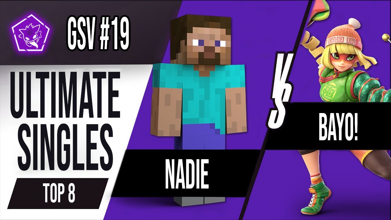GSV #19 - Top 8 - Bayo! (Min Min) Vs Nadie (Steve) Smash Ultimate Lima Perú