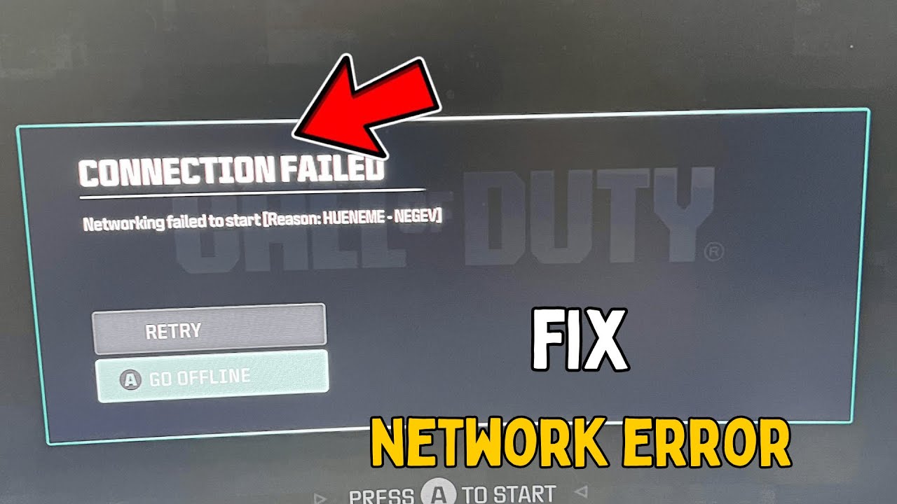 Fix networking failed to start in Call of Duty Black Ops 7