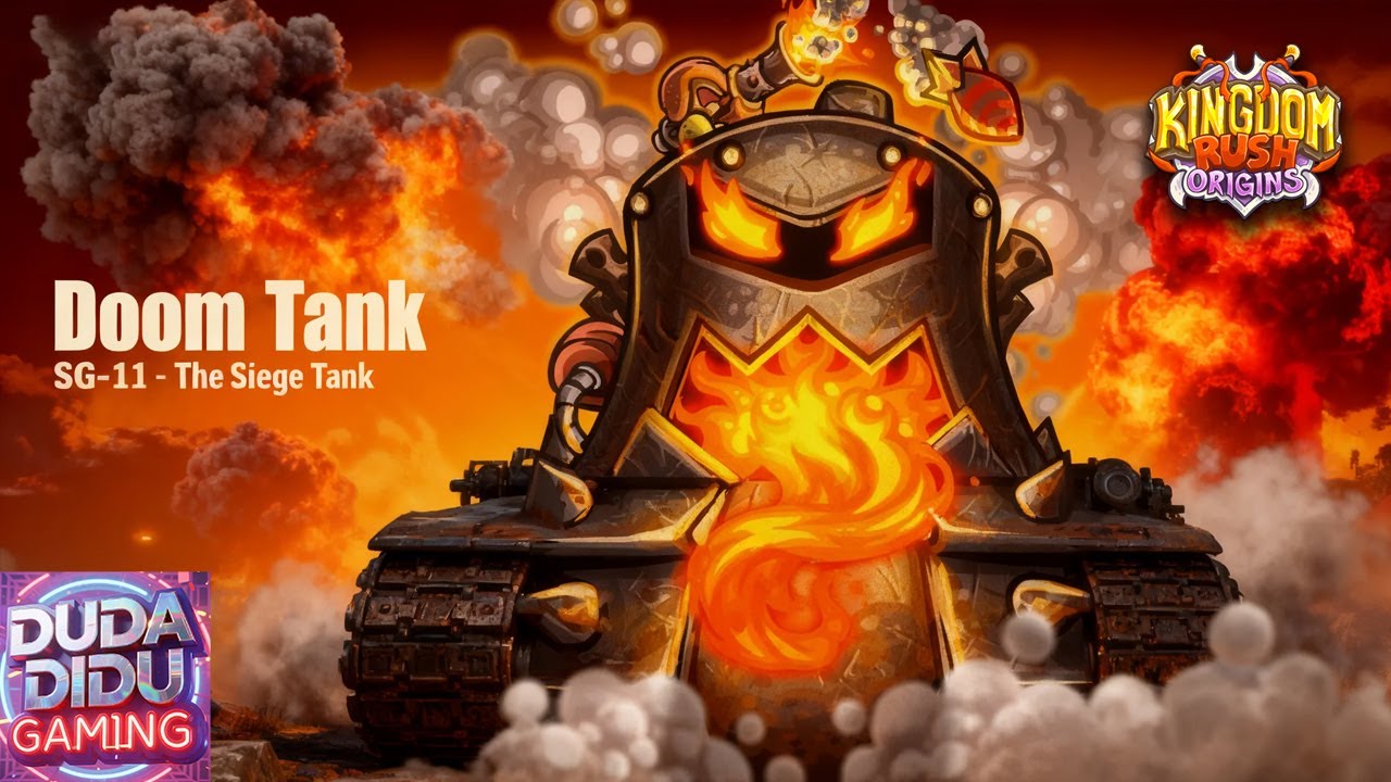 Doom Tank SG-11 - The Siege Tank Gameplay - Kingdom Rush: Vengeance (2018) | Heroes Room | PC Games