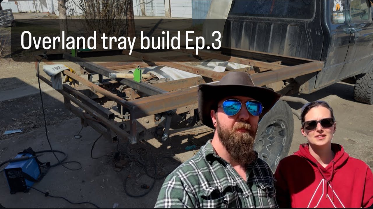 Ford Ranger Overland Build Ep.3 | Welding the Overland Tray + Custom Tail Light Section!