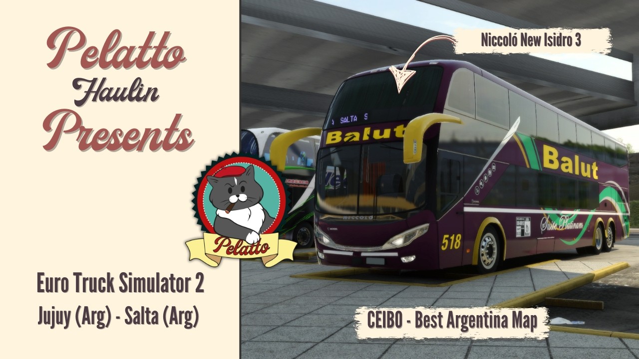 Euro Truck Simulator 2 - Niccoló Isidro 3 Across Argentina - Realistic Graphics.