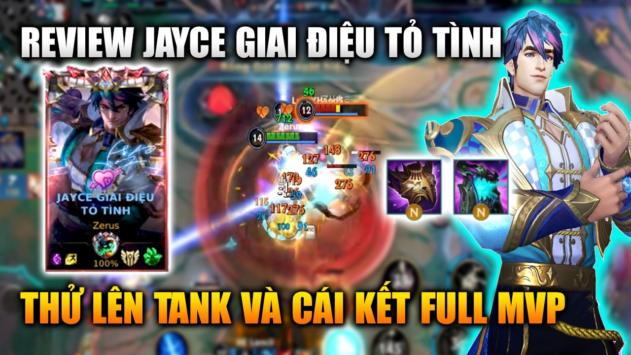 Wild Rift | Jayce Giai Điệu Tỏ Tình Lên Tank Và Cái Kết Full MVP Tốc Chiến