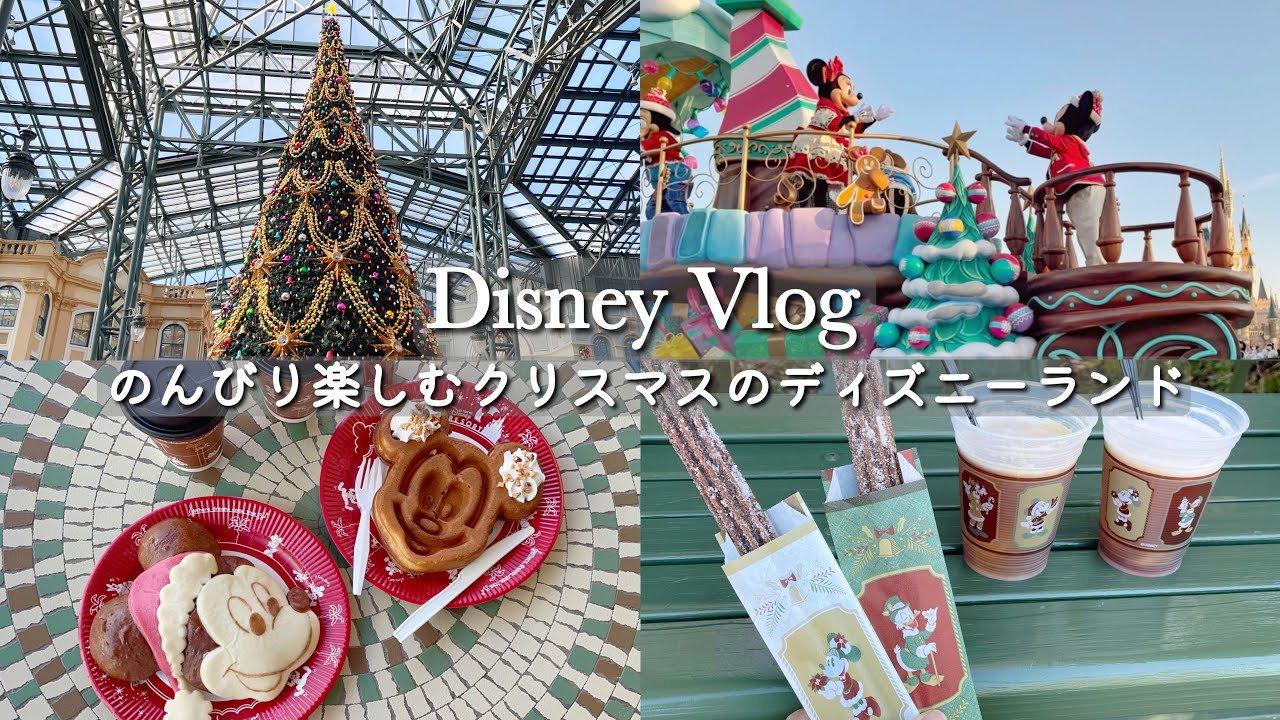 ［Disney vlog］のんびり楽しむクリスマスのディズニーランド🎄