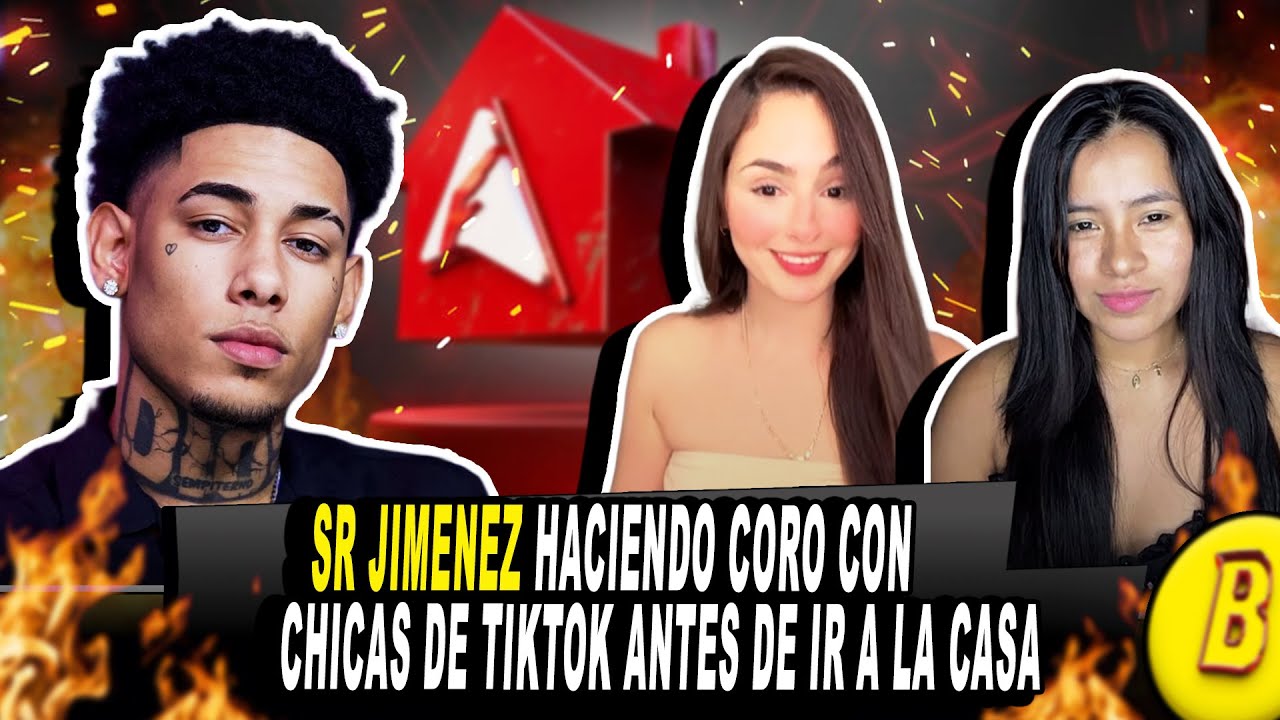 SR JIMENEZ ANTES DE ENTRAR A LA CASA DE ALOFOKE: HACIENDO CORO CON CHICAS LINDAS DE TIKTOK