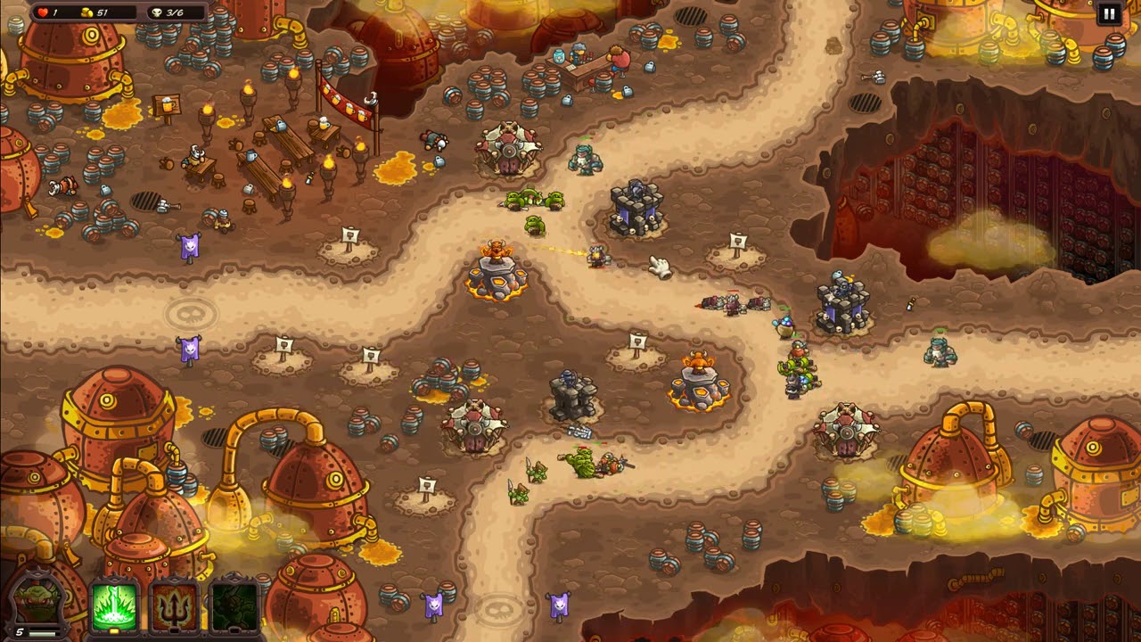 Kingdom Rush Vengeance 4. Golden Brewery - Heroic Challenge Veteran