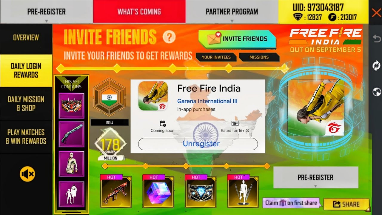 Free Fire India Coming Soon | New August Upcoming Events Update New Event update Free Fire ff max