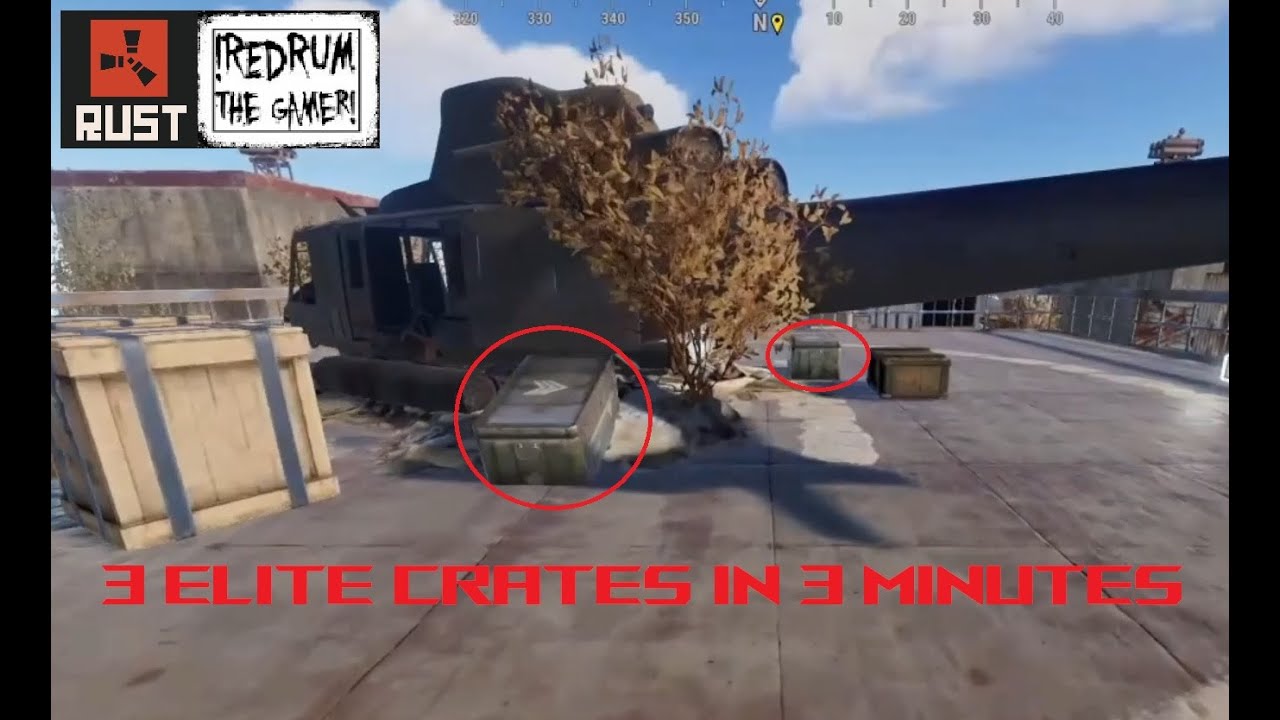 RUST - 3 Elite Crates in 3 Minutes - Quick, cheap and easy