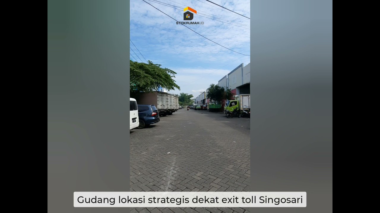 Gudang Dijual Lokasi Bebas Banjir Strategis Dekat Exit Tol Singosari Malang