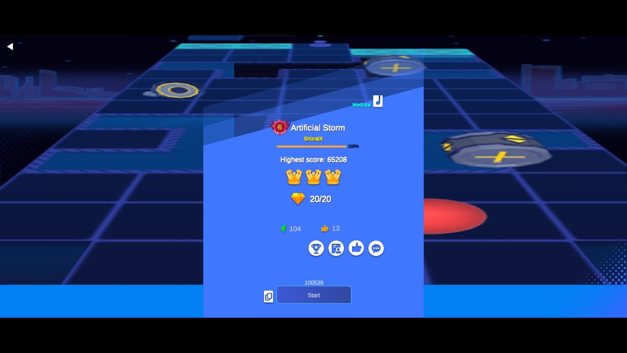 [Rolling Sky/RollerCraft] Artificial Storm Perfect