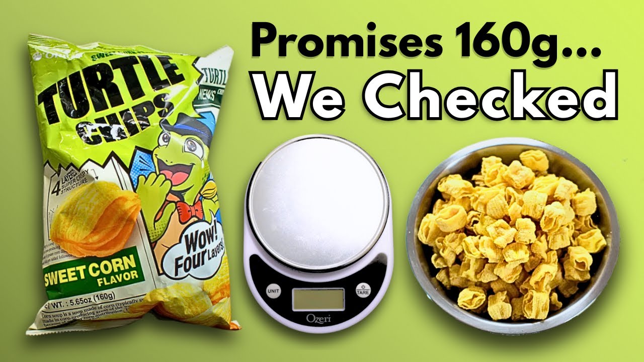 Turtle Chips: Dramatic Weight Reveal