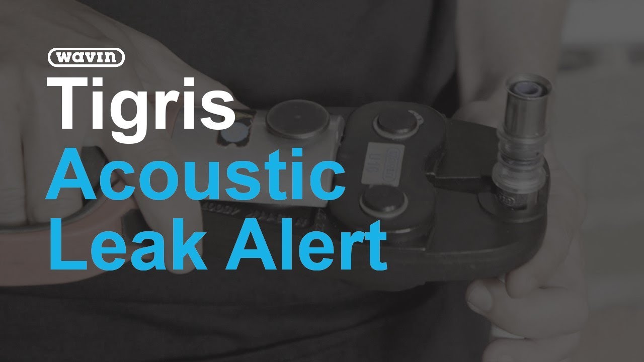 Wavin Tigris K5/M5 | Installeren op locatie: Acoustic Leak Alert & voordelen van afpersen met lucht.