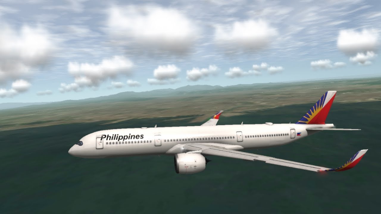 [RFS Real Flight Simulator#101]Philippine Airlines A350|Manila-HongKong{1h37min}
