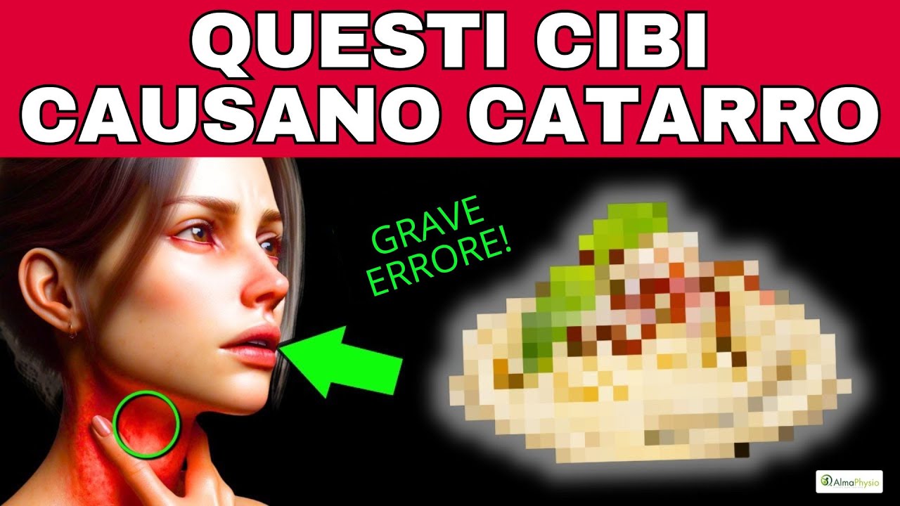 7 alimenti che causano catarro