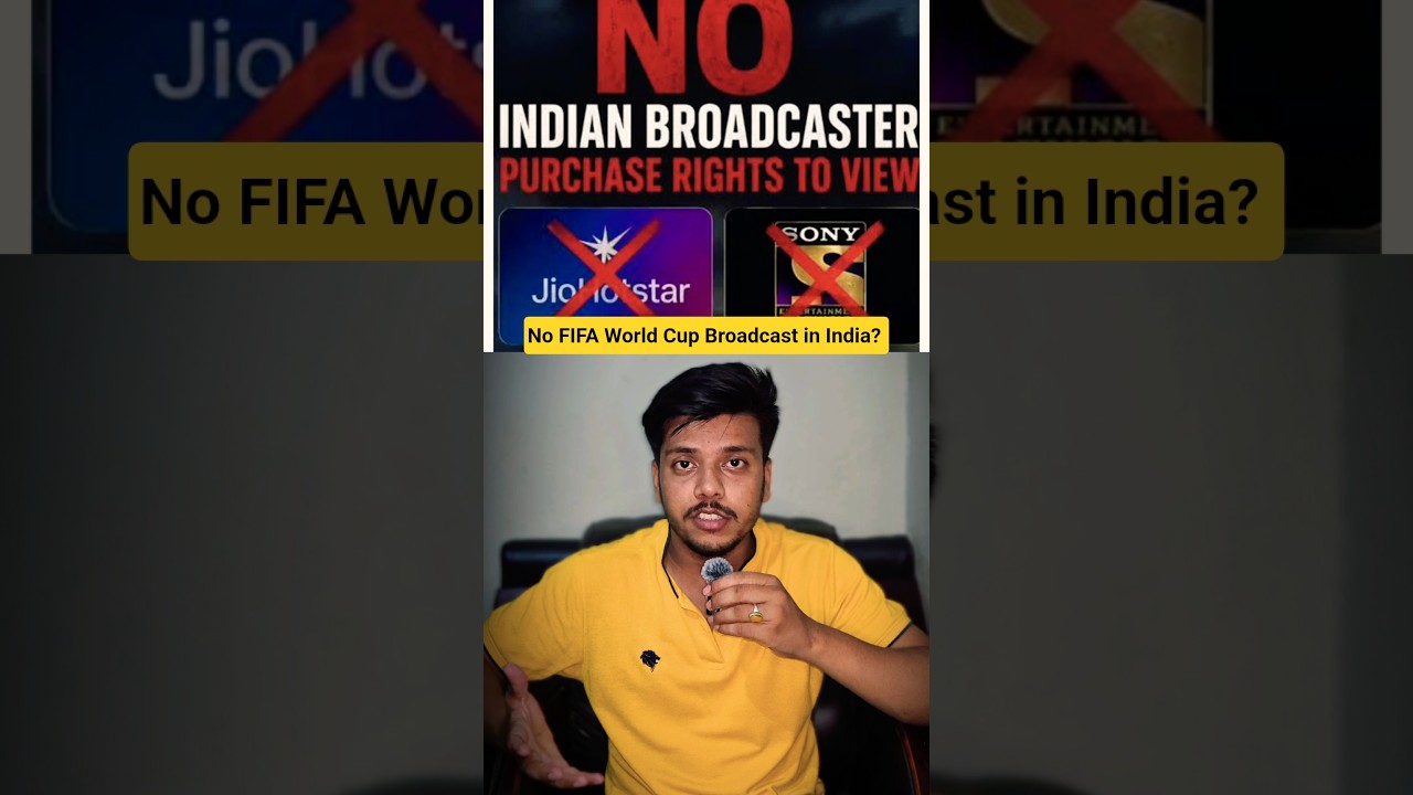 No FIFA World Cup Broadcast in India? What&rsquo;s going on!#shorts