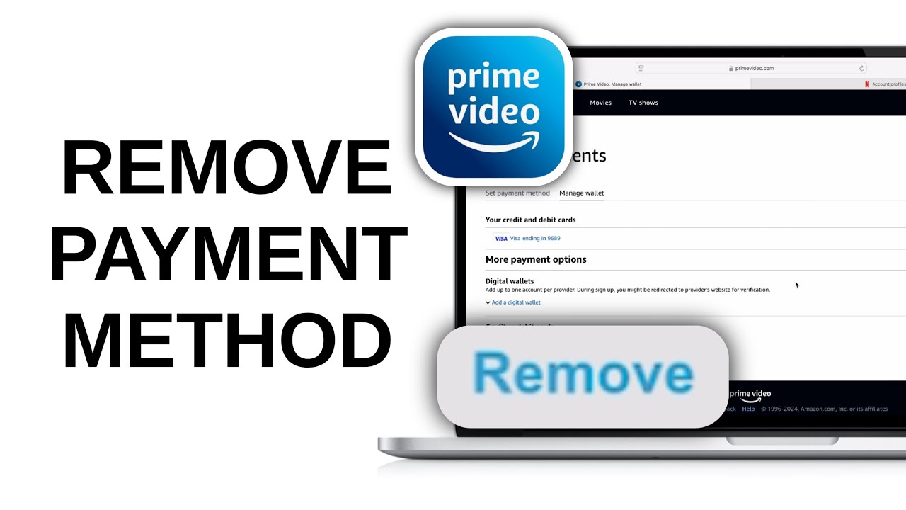 How to Remove Payment Method from Prime Video