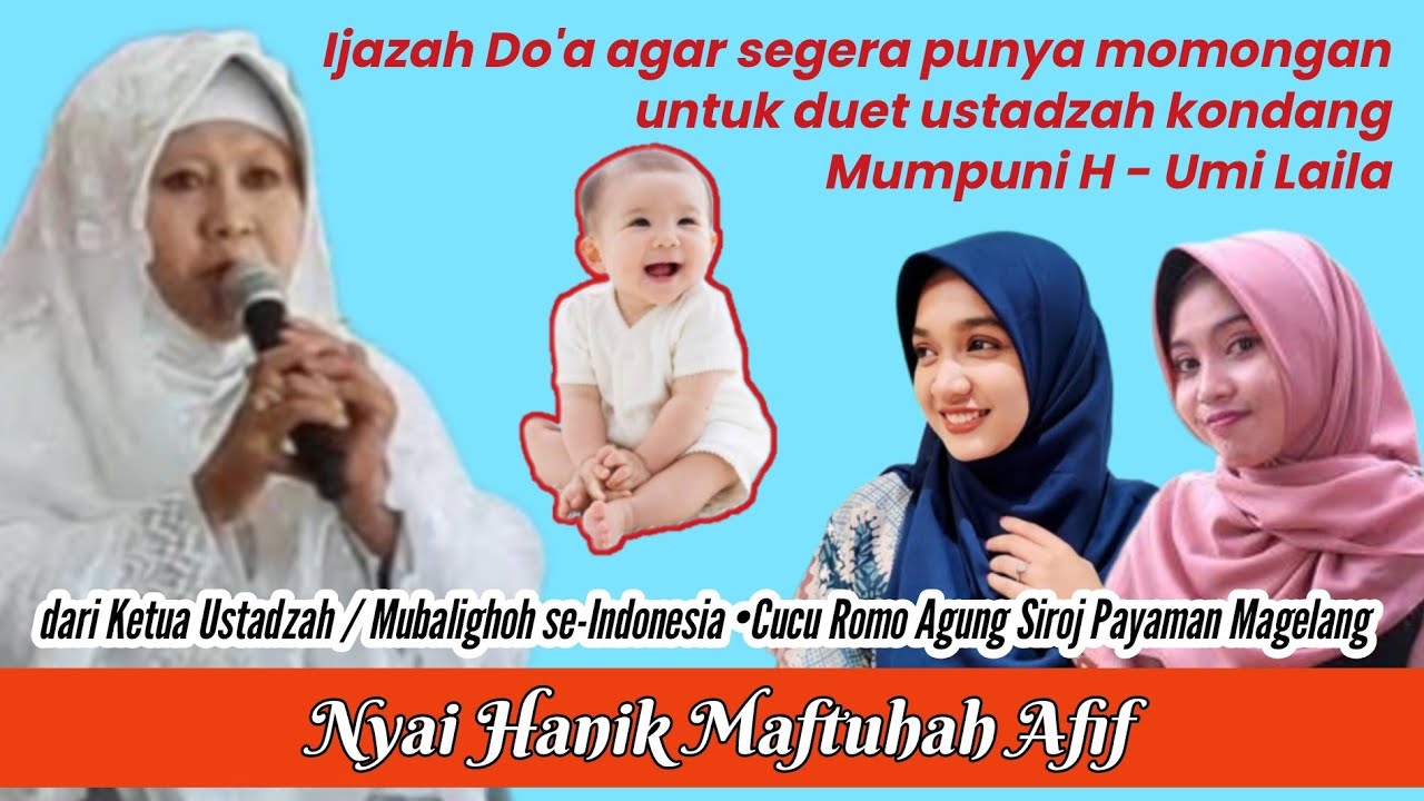 Umi Laila & Mumpuni ngebet pengin momongan ‼️ Nyai Hanik Maftuhah Ketua Ustadzah Indonesia beri doa 