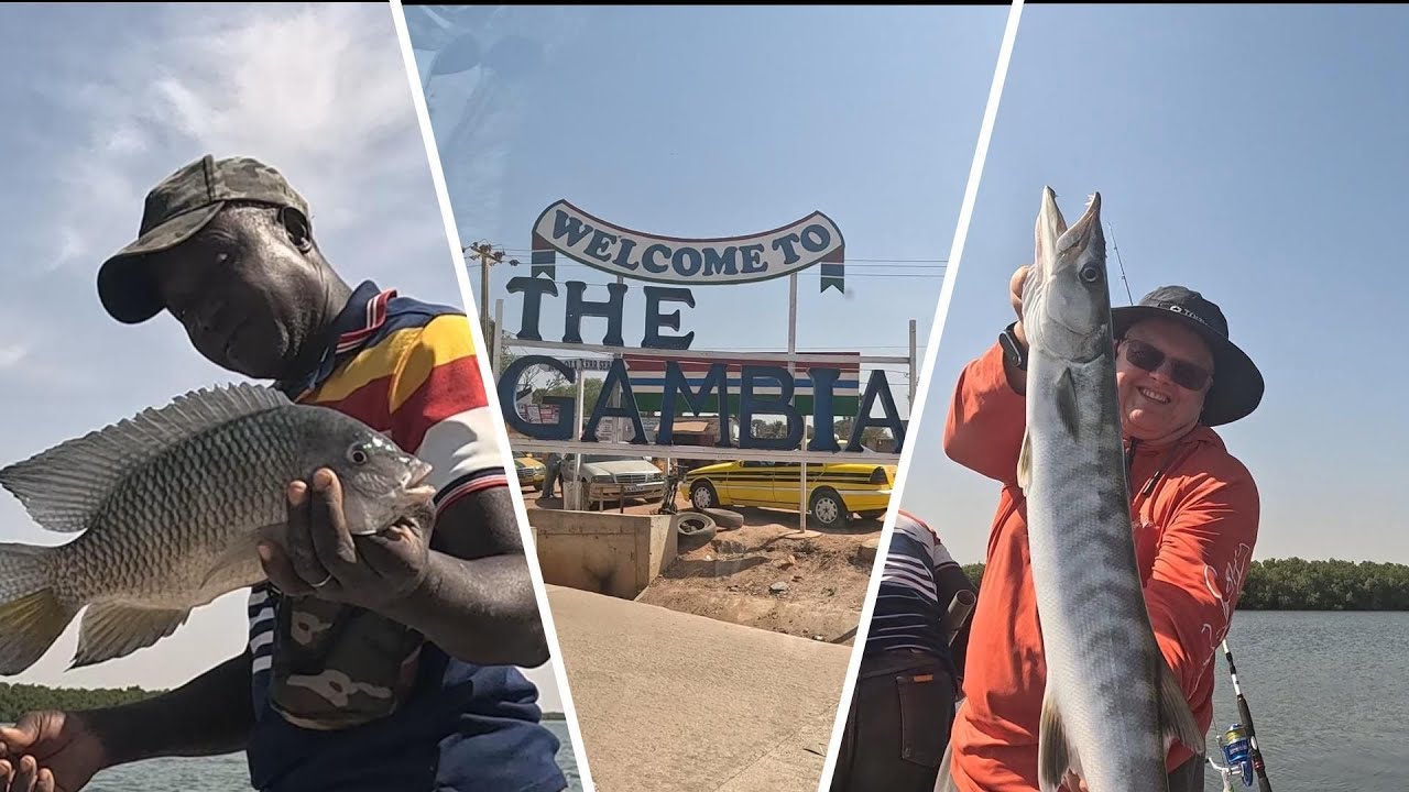 My First Time Fishing in AFRICA . Fishing the Gambia 2025 episode 1