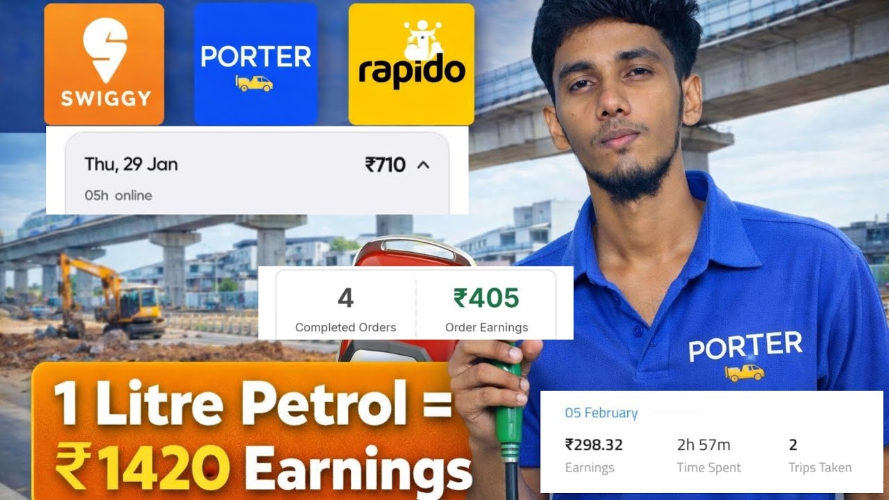 Correct 🤑Time La wrong 🌗Order📦| Wrong Time😤La Super Order Podran🥴|Porter🚚Rapido🛵Swiggy🍔vlogs|Tamizh🐐
